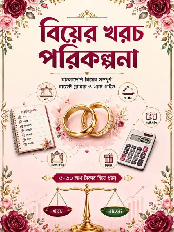 ৬. বিয়ের খরচ পরিকল্পনা